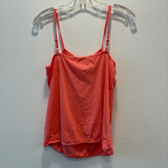 Vintage Old Navy Women's Small Coral Sleeveless Camisole Top Adj Strap Retro Y2k - Picture 2 of 6